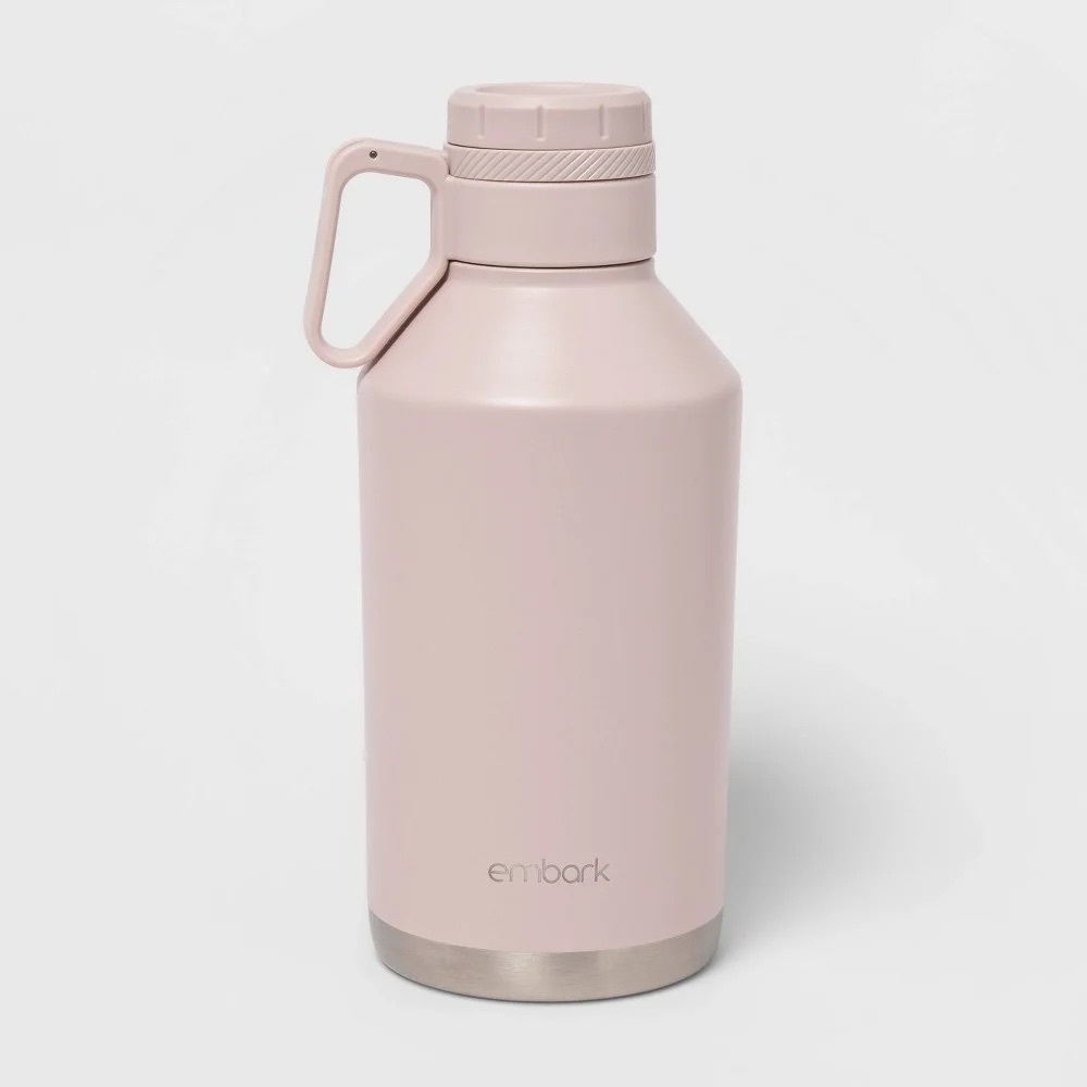 Embark 64 oz stainless steel growler thermal bottle water coffee hot cold EUC